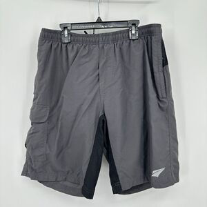 Ezrun Shorts Mens Large Gray Mountain Bike Cycling Padded‎ Sportswear Athletic